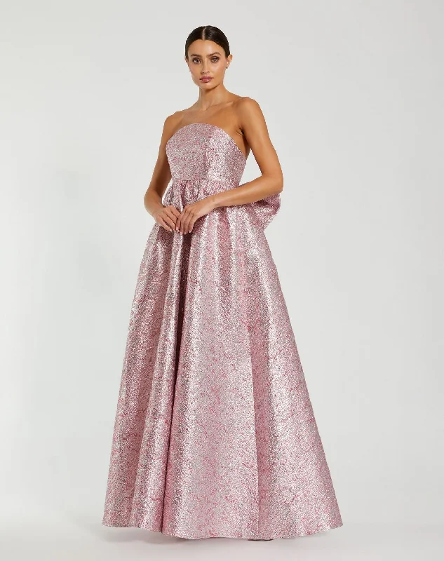 Mac Duggal 68805 Prom Long Ball Gown Mettalic Formal Dress