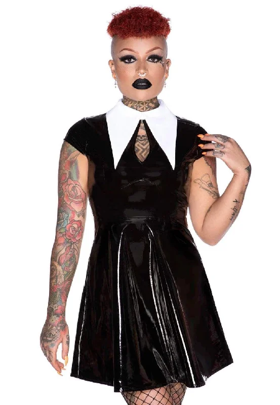 Killstar - Generation Hex Gloss Skater Black - Dress