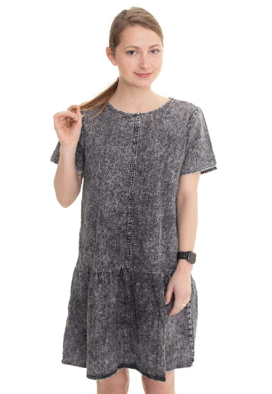 Noisy May - Emilia Medium Grey Denim - Dress