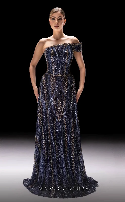 MNM Couture K4240 Long Formal Beaded Sequin Prom Dress