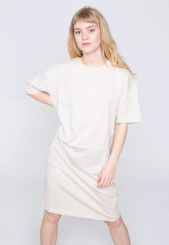 Urban Classics - Ladies Organic Oversized Slit Softseagrass - Dress