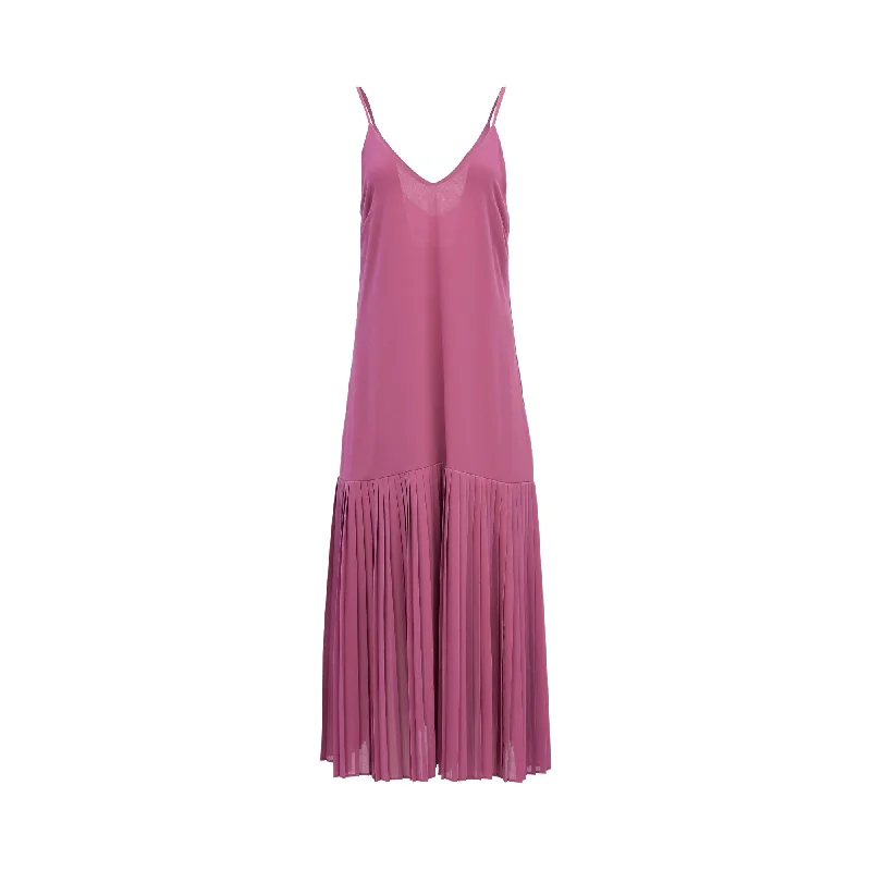Sfizio Women's Onion Pink Long Dress Tunics Favorite customer