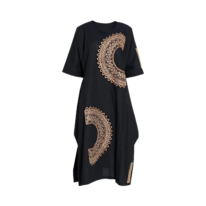 Fahm Women's Long Dress, Free Size Tunics Silk luxurious