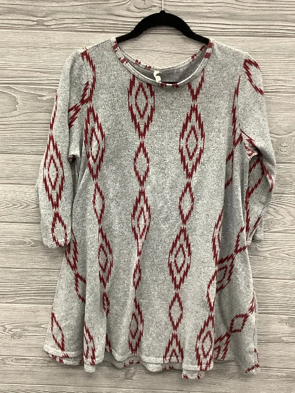 Dress Sweater By Cmf  Size: 1x Nylon Fabric Polyester Fabric Spandex Fabric