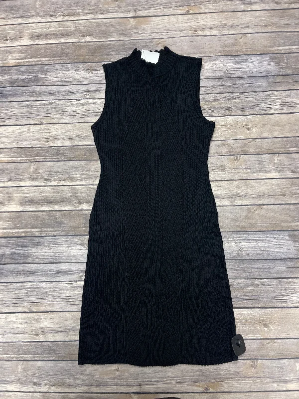 Dress Sweater By Fashion Nova In Black, Size: 1x Seamless Knitted Crochet