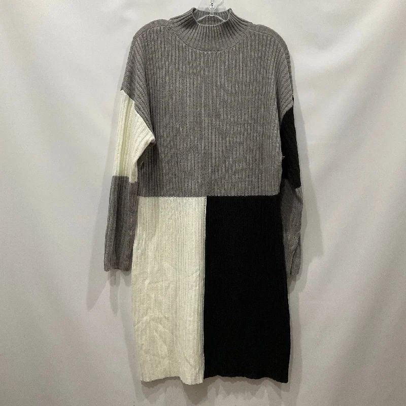 Dress Sweater By full circle threads  Size: 1x Mesh Fabric Canvas Fabric Denim Fabric