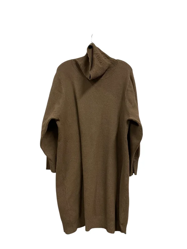 Dress Sweater By Torrid In Brown, Size: 3x Hooded Sweater Collared Sweater Shawl Collar