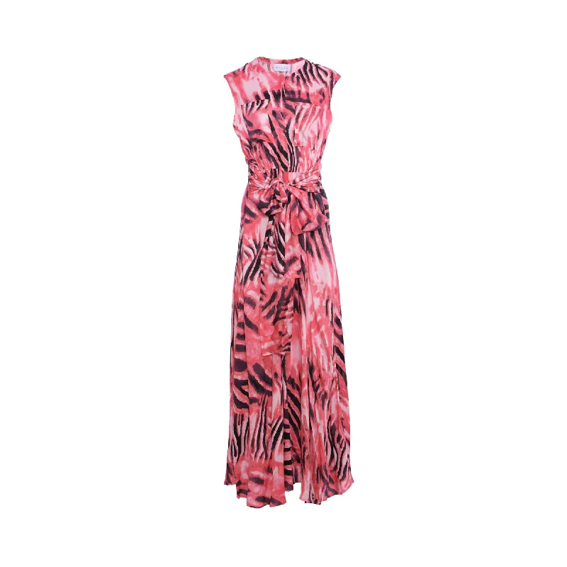 Gaelle Women's Pink Fenicottero Long Dress Tunics Practical durable
