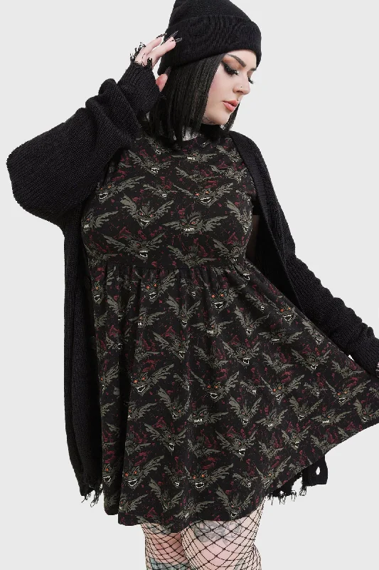 Gremlins After Midnight Skater Dress [PLUS] Tunics stripes playful