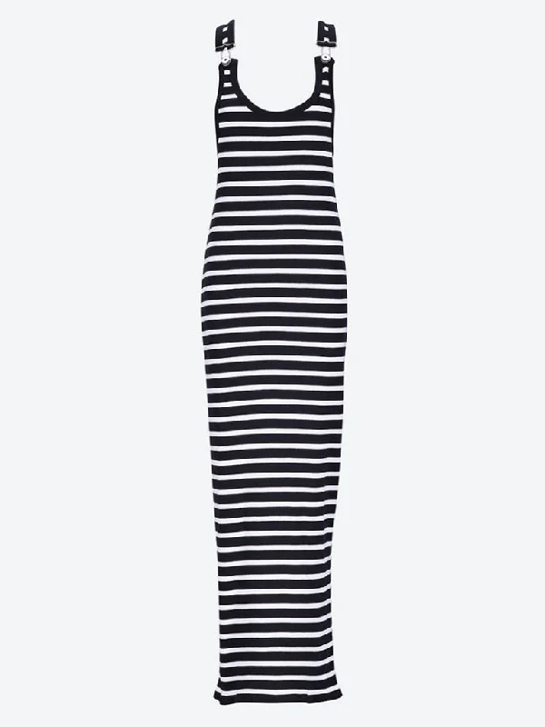 Ribbed mariniere long dress Tunics Chinos classic