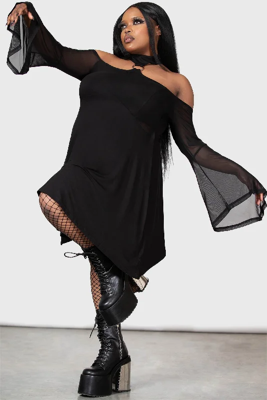 Midnight's Magic Dress [PLUS] Tunics Satin smooth