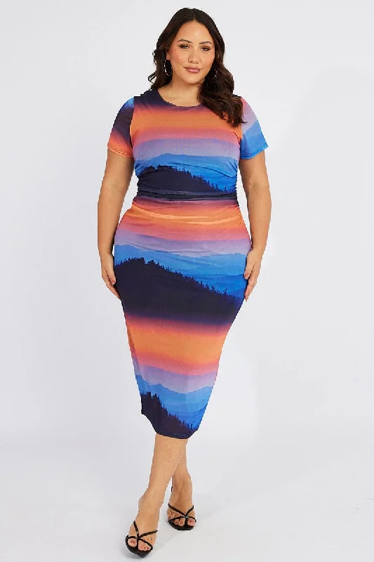 Multi Abstract Bodycon T-shirt Landscape Midi Dress Mesh Fabric Canvas Fabric Denim Fabric Multi Abstract Bodycon T-shirt Landscape Midi Dress Mesh Fabric Canvas Fabric Denim Fabric