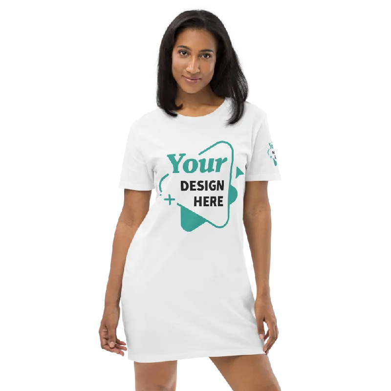 Organic Cotton T-Shirt Dress | Stanley/Stella STDW144 Hooded Caped Shawl Collar