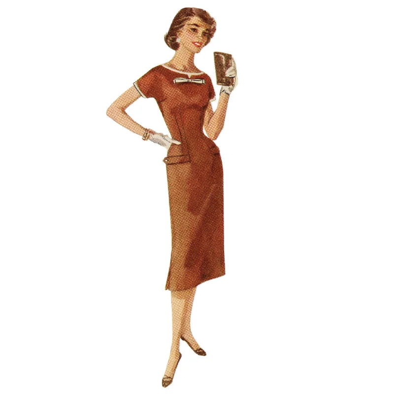 Simplicity 8980 Fifties Vintage Dresses and Lined Coats Quilted Puffer Jacket