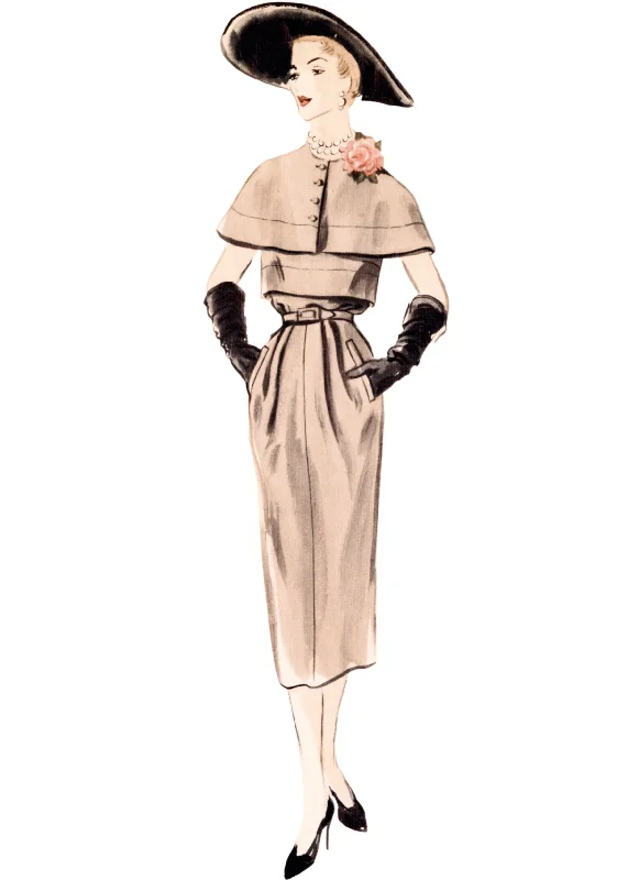 Vogue Sewing Pattern 1964 Misses' Dress and Capelet Tunics Essential wardrobe