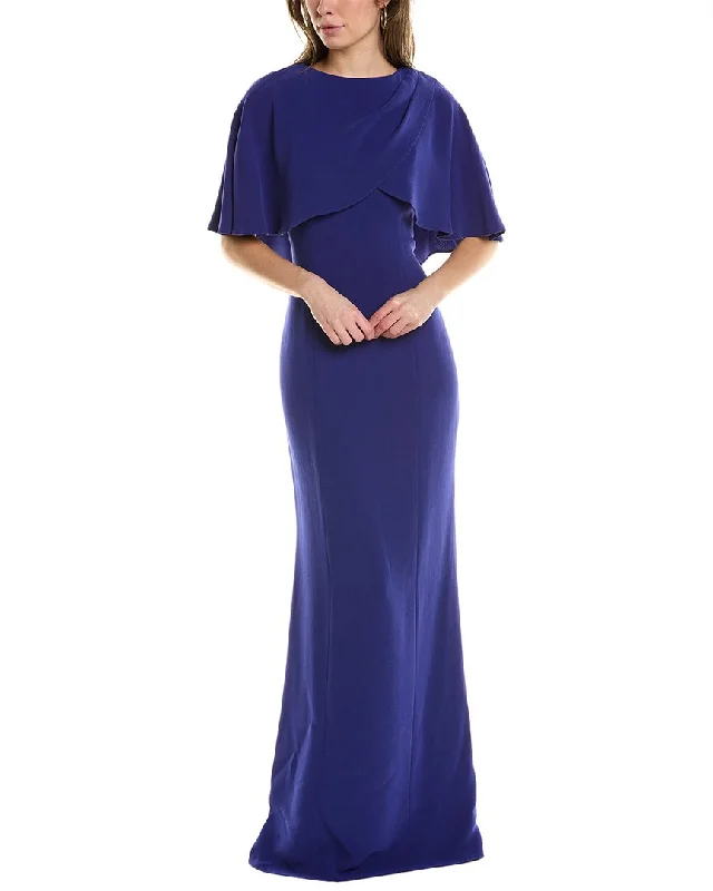 Teri Jon by Rickie Freeman Capelet Gown Tunics Fashionable chic