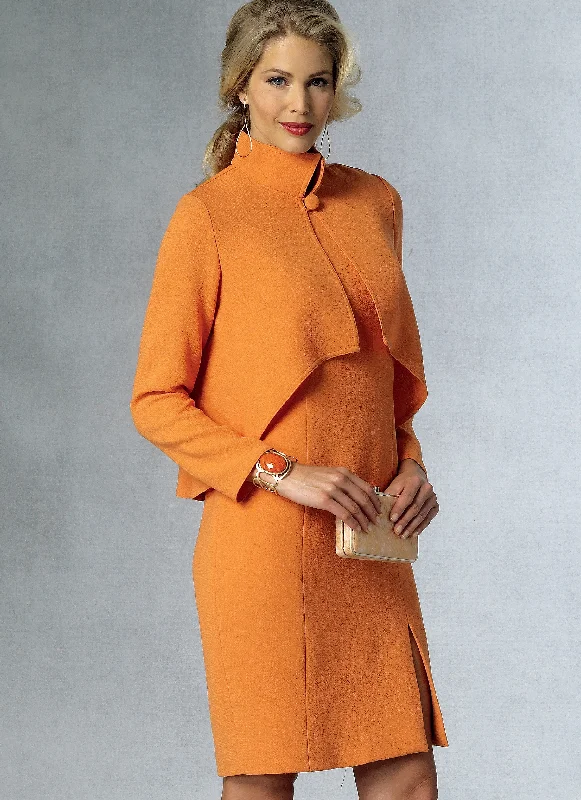 Vogue Pattern 1435 Misses' Jacket and Dress Lace Jacket Ribbed Jacket Sequined Jacket Vogue Pattern 1435 Misses' Jacket and Dress Lace Jacket Ribbed Jacket Sequined Jacket