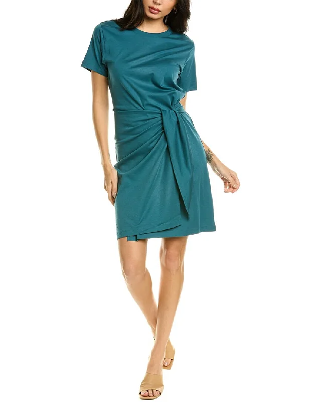 Vince Tie-Waist T-Shirt Dress Anti-Pilling Machine Wash Handmade