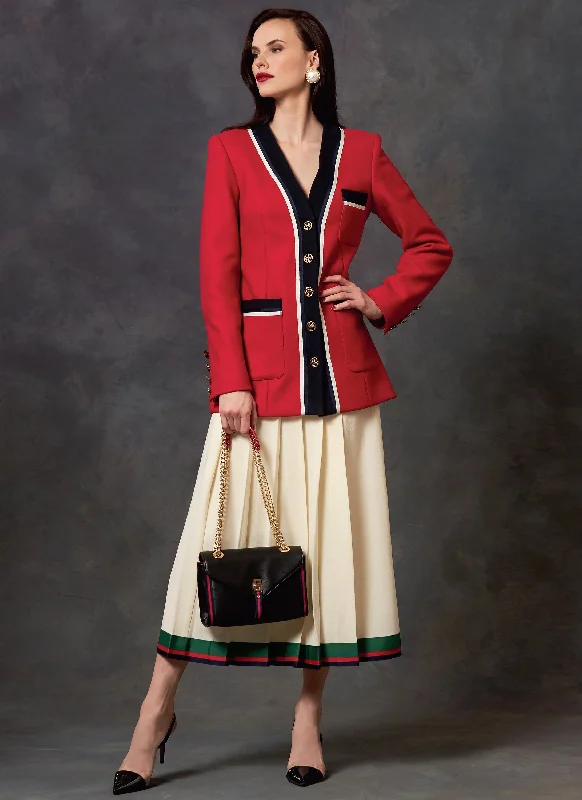 Vogue 1643 Misses' Petite Jacket, Dress and Skirt Pattern Nylon Fabric Polyester Fabric Spandex Fabric Vogue 1643 Misses' Petite Jacket, Dress and Skirt Pattern Nylon Fabric Polyester Fabric Spandex Fabric