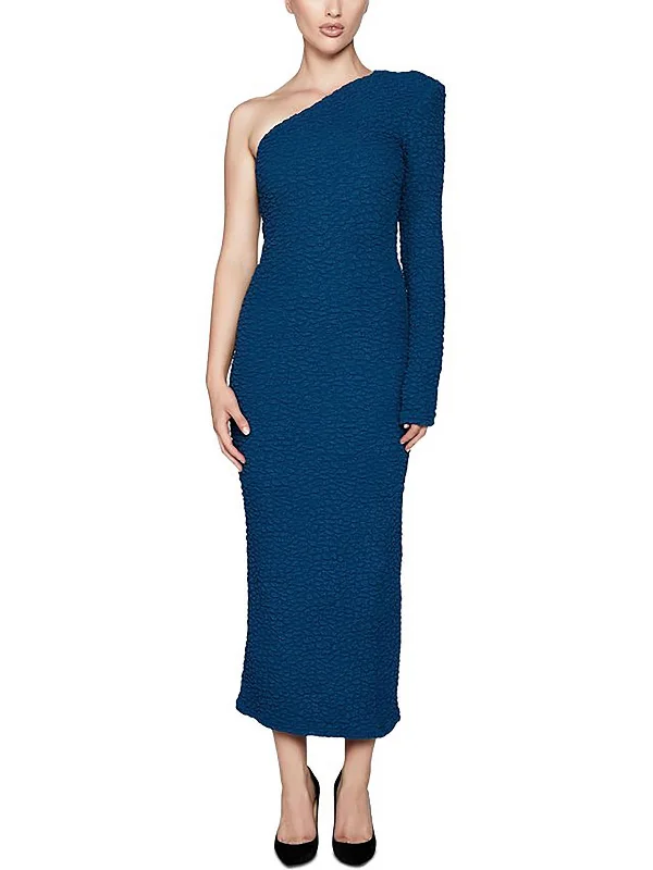 Womens Pullover Long Maxi Dress Short Puff Sleeve