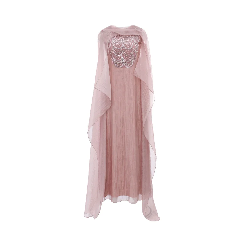Velvety Couture Women's ZIONA Long Dress Tunics Practical easy-care