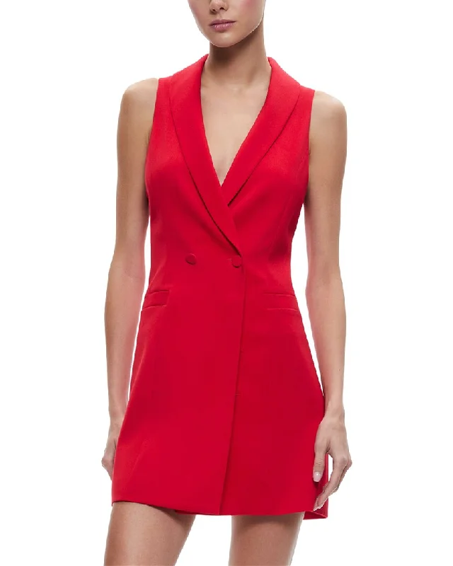 alice + olivia Latoya Blazer Mini Dress Women's Unique Blazer