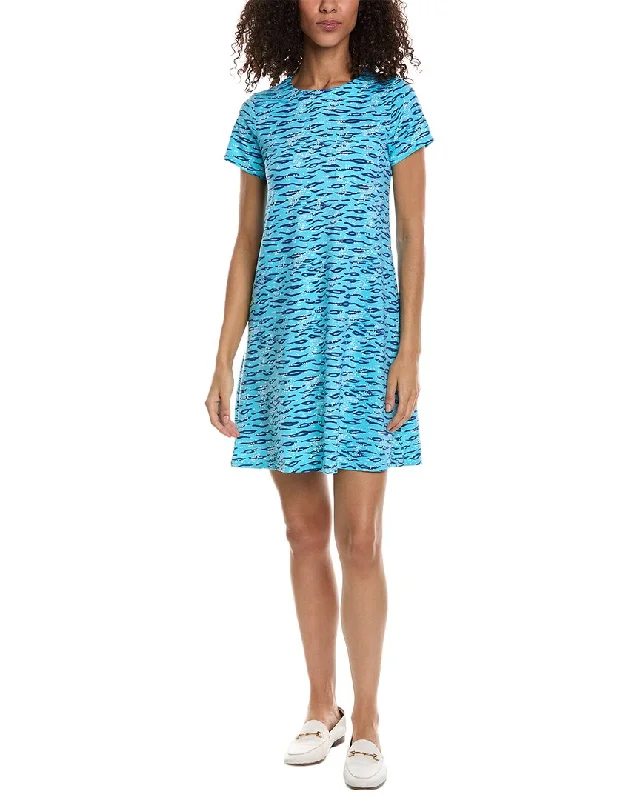Duffield Lane Noreen T-Shirt Dress Chenille Blend Fleece Blend Nylon Blend