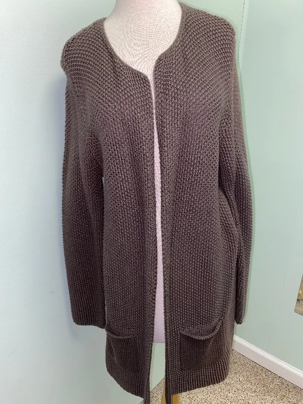 FINAL SALE - Marble Cotton Sweater Cardigan 4289 Fitted Slim Tailored