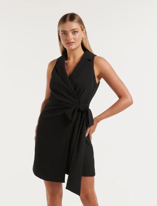 Georgia Bow Detail Blazer Dress Women's Classic Blazer