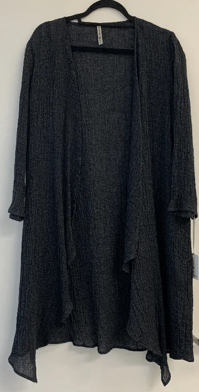 Khangura Black Pepper Long Cardigan #21021 Oversized Loose Flowy