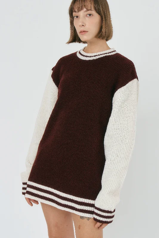 Mindy Oversized Pullover/Mini Dress Boxy Neck Sweater