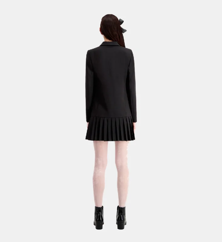 Short Blazer Dress Women's Elegant Jacket