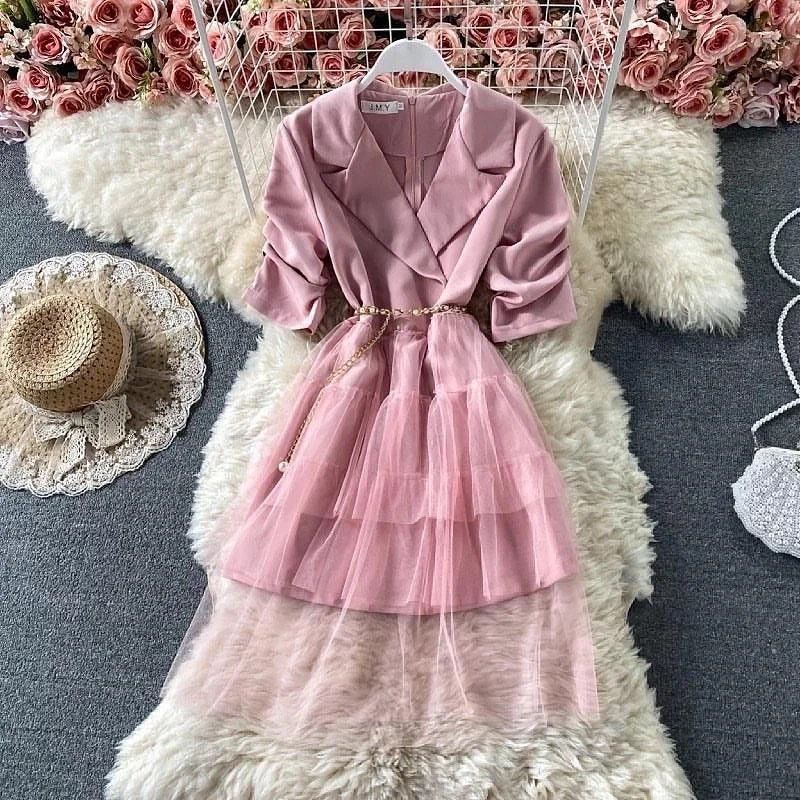 Siluvet Blazer Dress Women's Boutique Suit