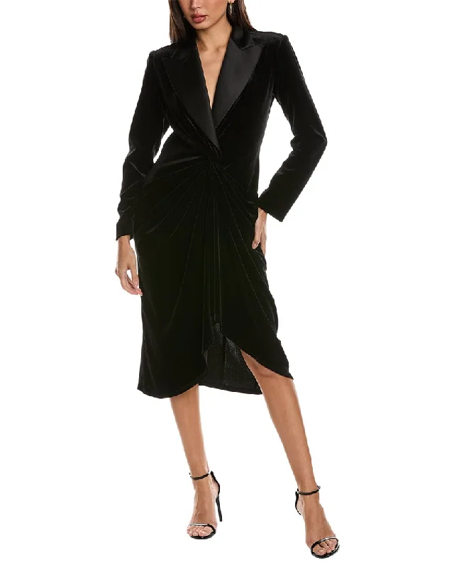 Tadashi Shoji Velvet Blazer Dress Women's Handmade Blazer