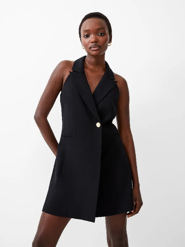 Whisper Halter Blazer Dress Women's Custom Jacket