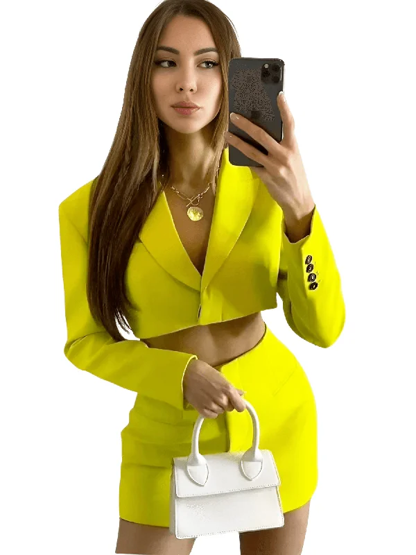 White Cut Out Blazer Dress + In 3 New Colors! Women's Short Blazer