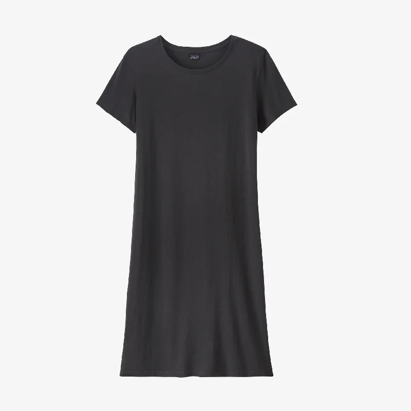 Women's Regenerative Organic Certified® Cotton T-Shirt Dress Spandex Blend Rayon Blend Denim Blend