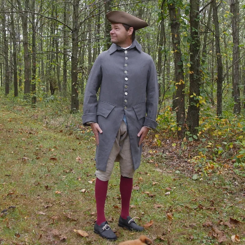 18th Century Linen Coat Ultra-Soft Sherpa Vest