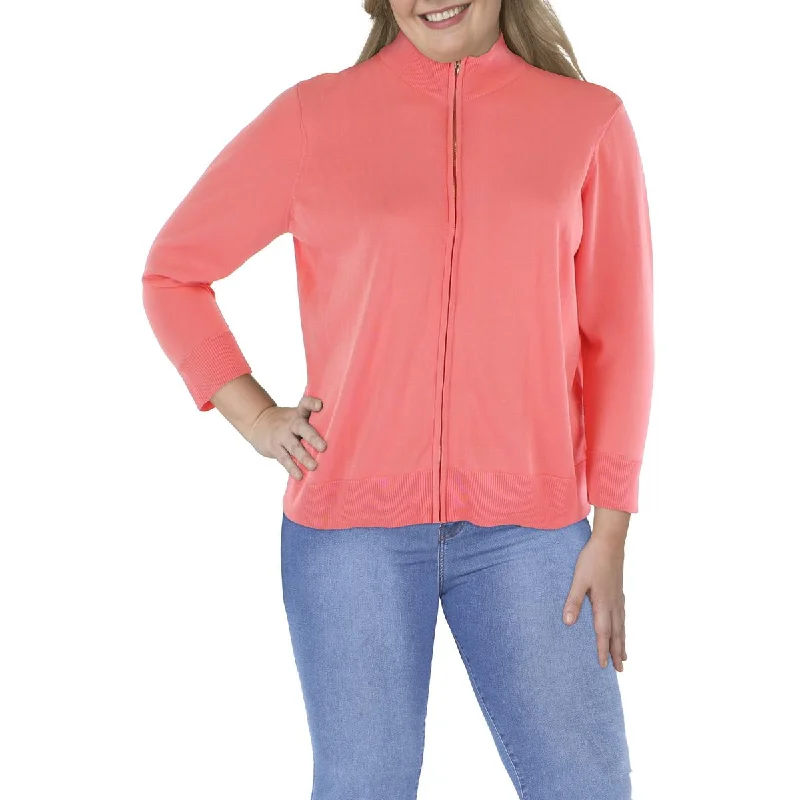 Anne Klein Womens Ribbed Knit Zip-Front Cardigan Sweater Lace Blend Ribbed Blend Corduroy Blend Anne Klein Womens Ribbed Knit Zip-Front Cardigan Sweater Lace Blend Ribbed Blend Corduroy Blend