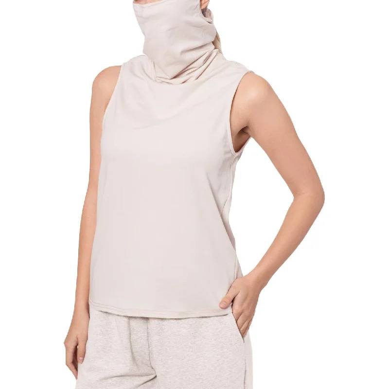 B&A by Betsy and Adam Womens Knit Attached Mask Tank Top breathable tank top
