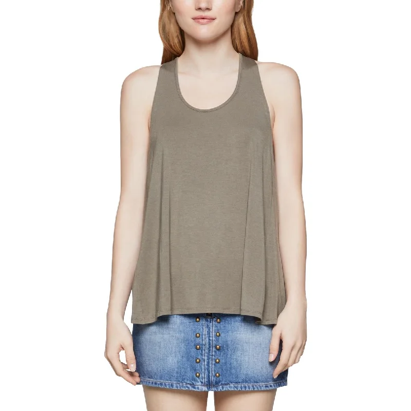 BCBGeneration Womens Criss-Cross Back Sleeveless Tank Top lace back tank