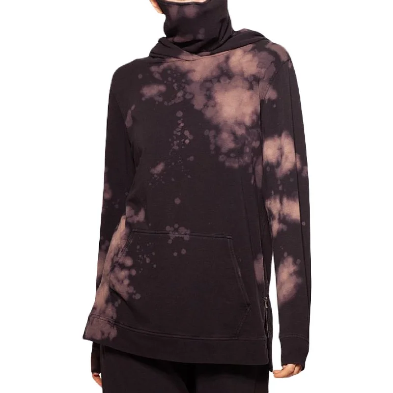 Betsy & Adam Womens Tie-Dye Comfy Hoodie Hoodie with Double Zipper Versatile Adjustable