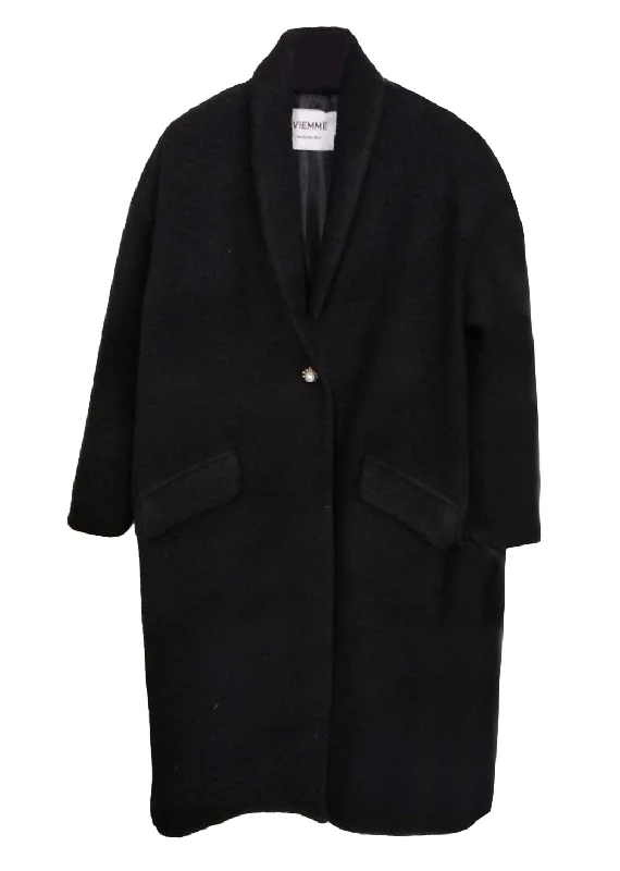 CLOTILDE COAT- Black Waterproof Hiking Jacket