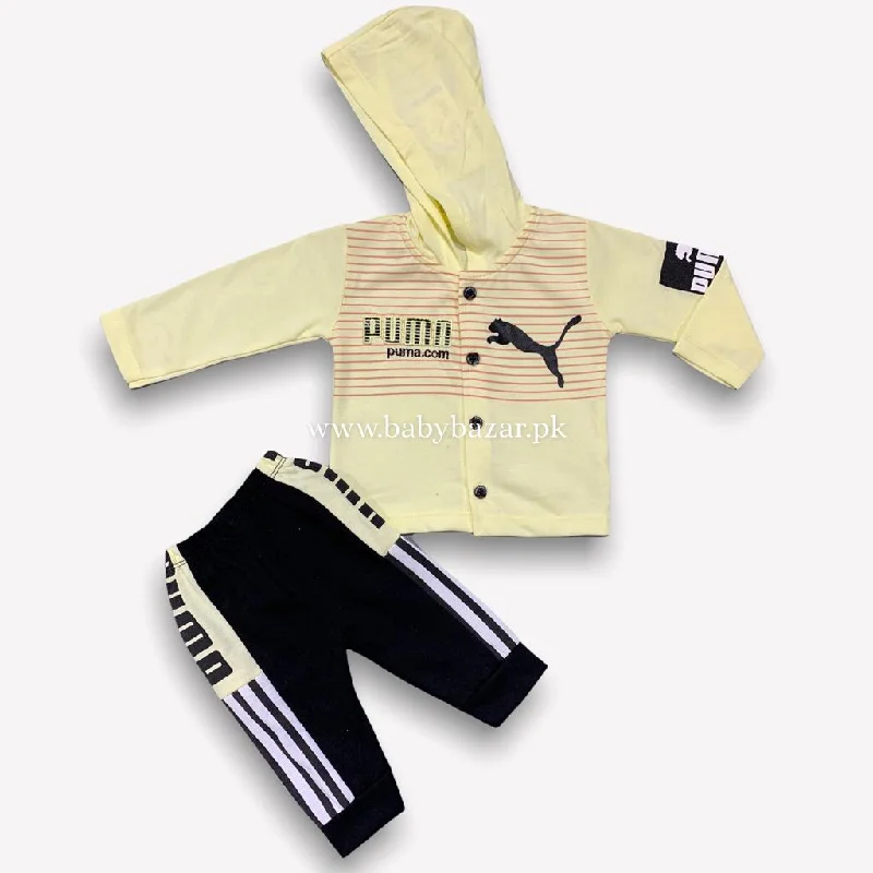 New Born Baby Boy Dress With Hoodie PUMA Hoodie with Cropped Fit Short Trendy