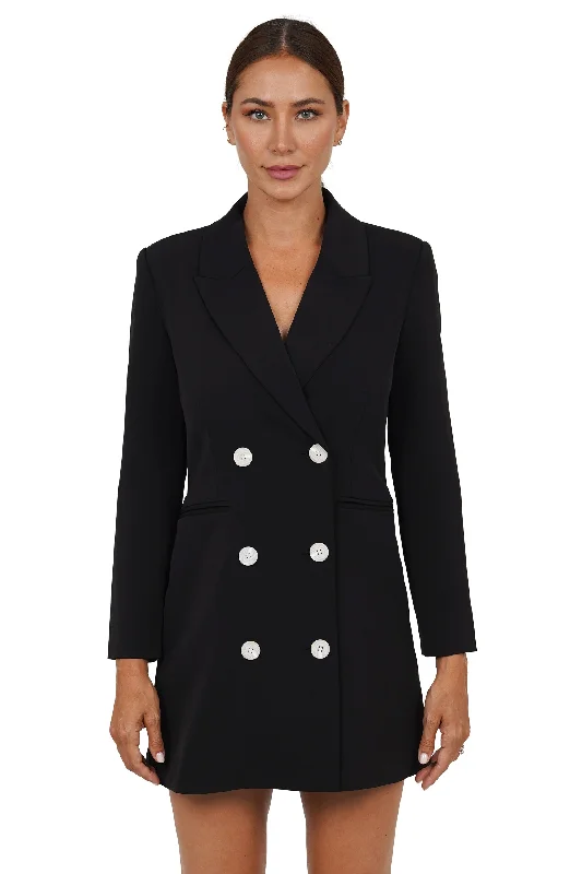 Darlene Blazer Dress Cotton Blend Blazer