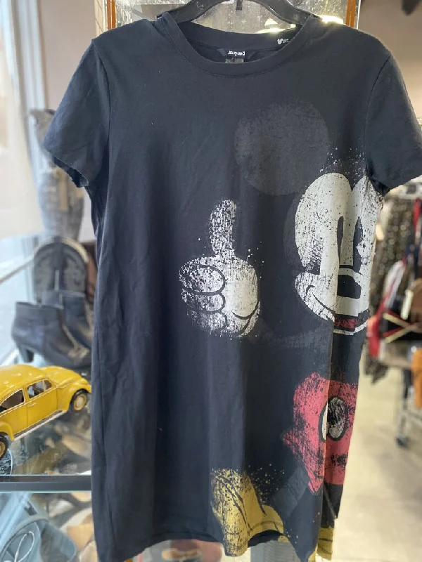 Desigual x Mickey Mouse t-shirt dress L Casual Formal Business