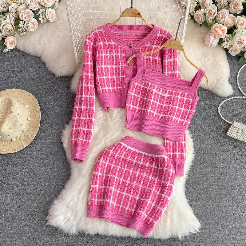 Fashion Women's Casual Round Neck Knitted Cardigan 3 set S4035 Faux Fur Fabric Real Fur Fabric Shearling Fabric Fashion Women's Casual Round Neck Knitted Cardigan 3 set S4035 Faux Fur Fabric Real Fur Fabric Shearling Fabric