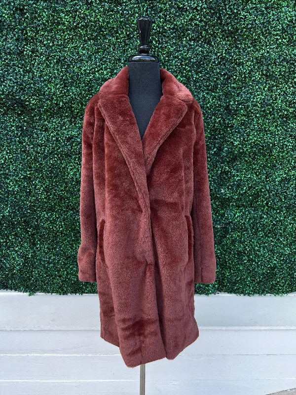 Faux Fur Long Coat PLUS Quilted Hybrid Jacket