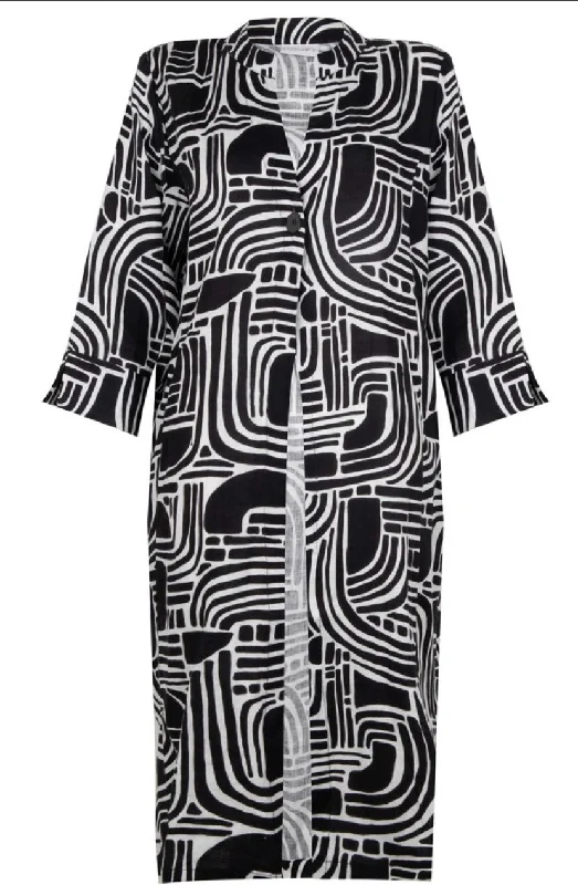 Foil here for the ride linen duster coat in A-mazing Bold Color Block Coat