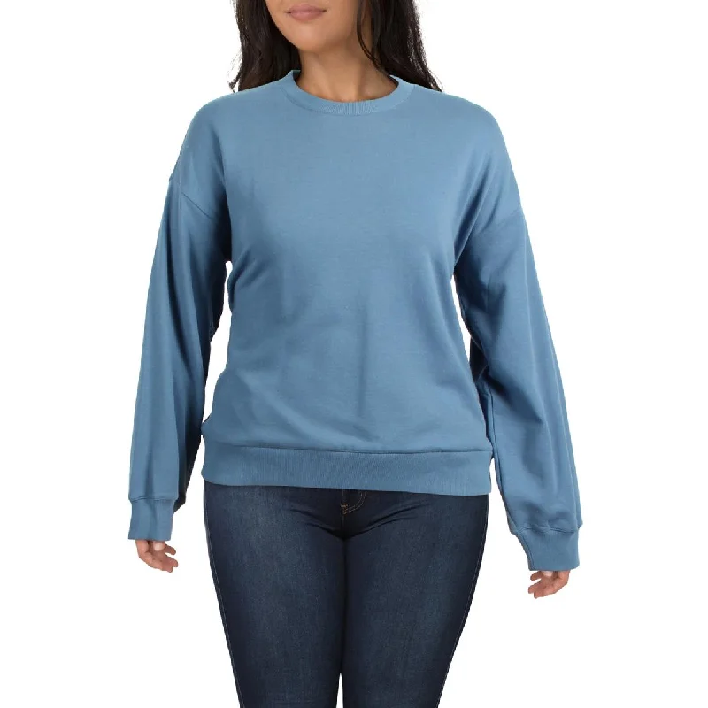 Fourlaps Womens Rush Crewneck Cozy Sweatshirt Hoodie with Color Block Contrast Stylish